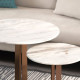 (SALE) NOVA One Leg Side Table SET (SALE) NOVA One Leg Side Table SET